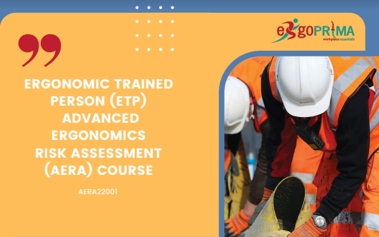 EPSB Advance Ergnomics Risk Assessment (AERA) Brochure